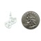Sterling Silver Comedy & Tragedy Charm Drama Jewelry 21mm x 18mm